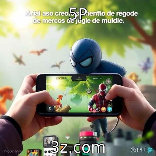 Crescimento do mercado de jogos mobile em diferentes regiões